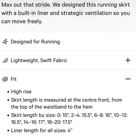 NWT Lululemon HotTy  Hot HR Green Skirt long size 2 Design for running. - Picture 4 of 8